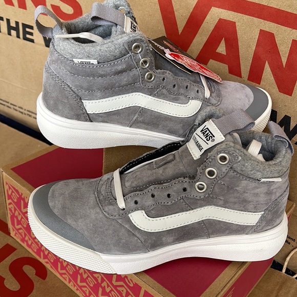 Vans Ultrarange Hi MTE Wool Frost Gray sneakers WMNS boots - Picture 11 of 16